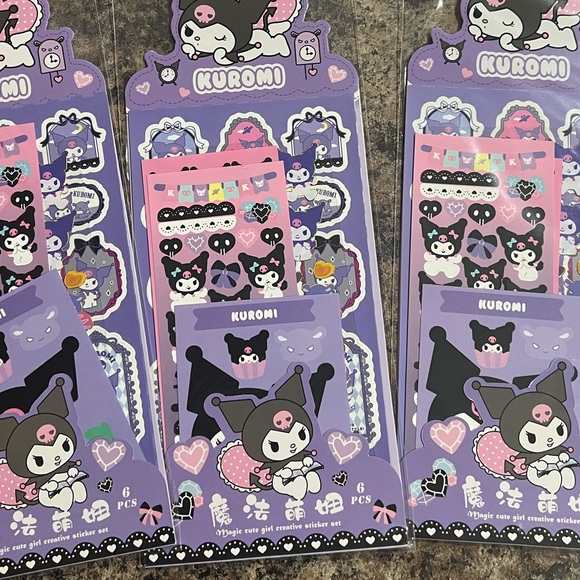 $4 FIVE PIECE STICKER SET. NEW. $4 IF BUNDLED - Picture 5 of 11